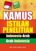 Kamus Istilah Penelitian Arab – Indonesia