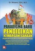 Paradigma baru pendidikan kewarganegaraan: panduan kuliah di perguruan tinggi